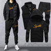 Spring and Autumn Yellow Label 3-piece set (vest + sweatshirt + trousers)