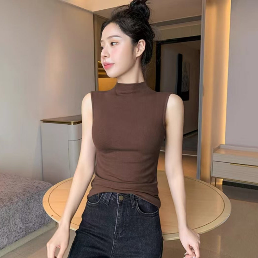 Women's Sleeveless Ribbed Top