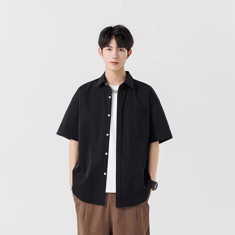 Relaxed Fit Drop-Shoulder Shirt