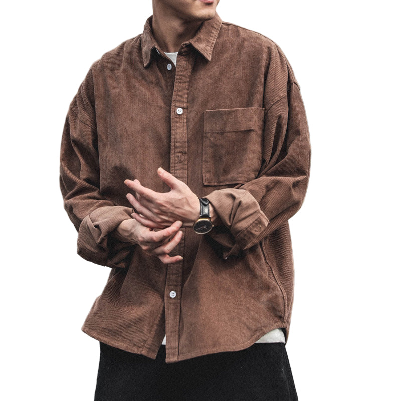 Oversize Corduroy Shirt Jacket