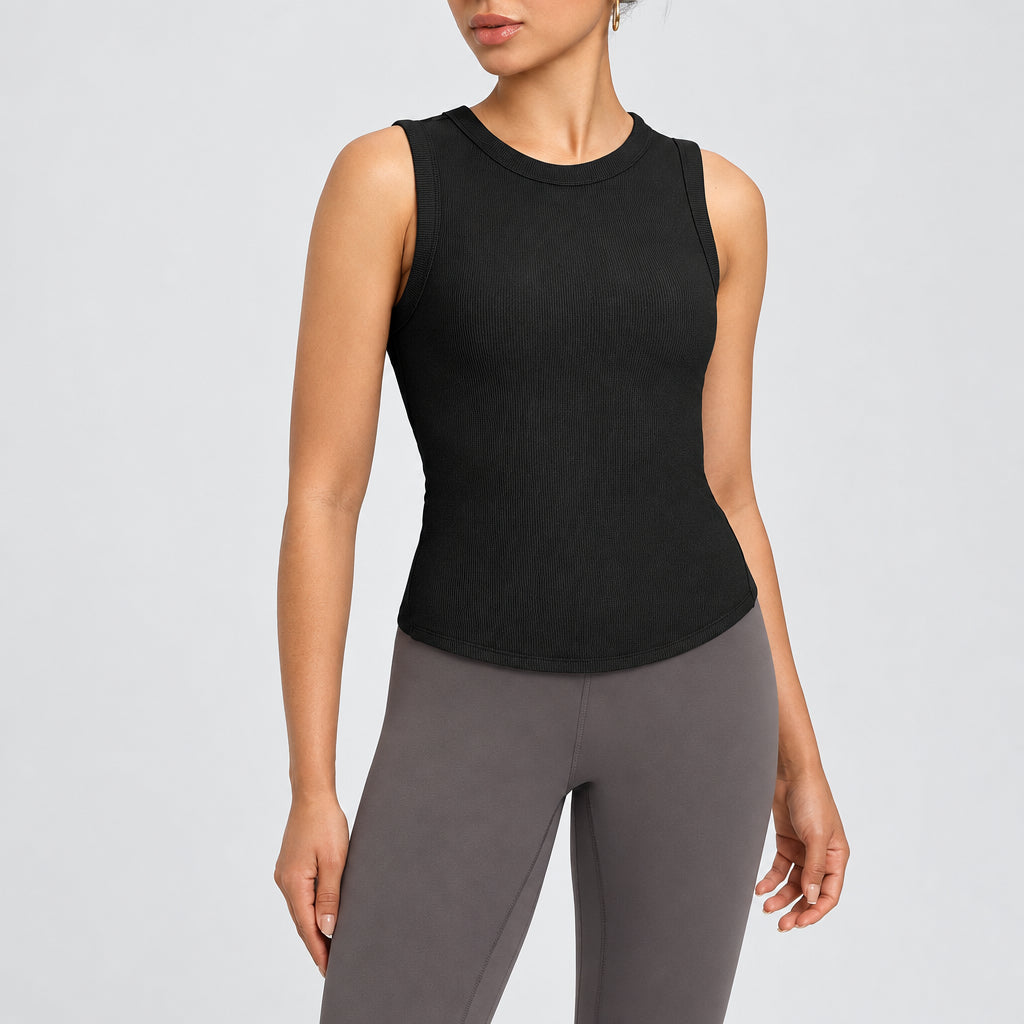Crew-Neck Yoga Tank