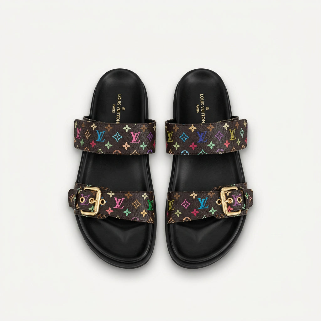 Buckle Platform Slides
