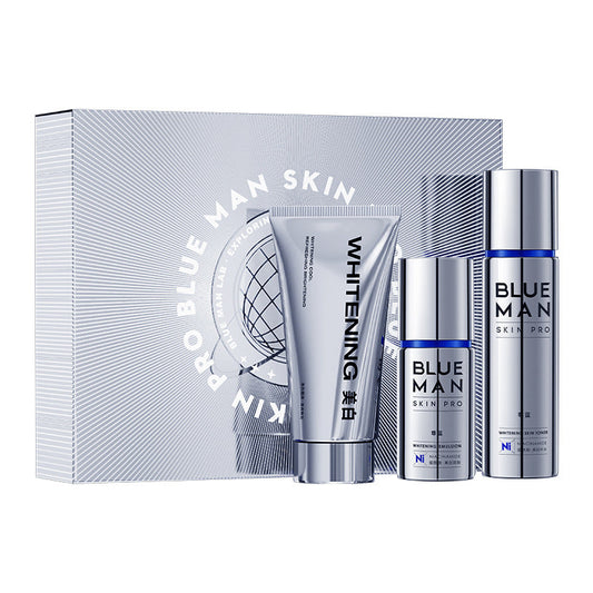 Zunlan Men's Whitening Skin Care Product Set Qixi Couple Skin Care Three-Piece Box Moisturizing Oil Control Water Lotion Set