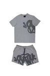 T02 Set [Dark Grey Black Print]