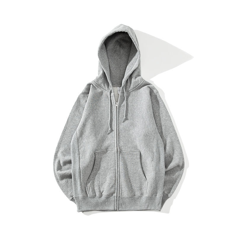 Heavyweight Zippered Cotton Hoodie