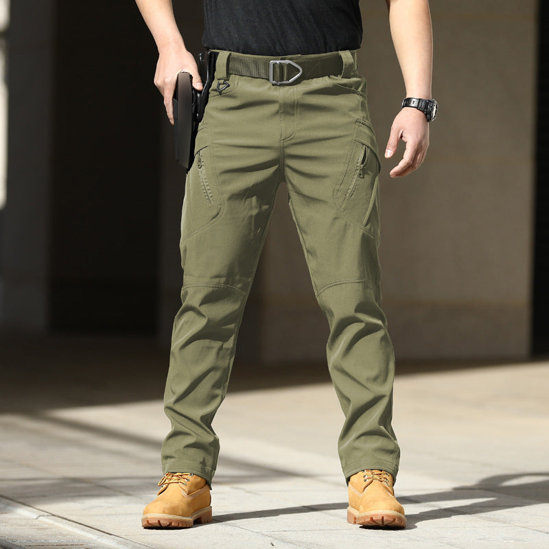 Cross-border outdoor archon tactical pants stretch fabric city special service pants military fan multi-pocket cargo pants composite fabric