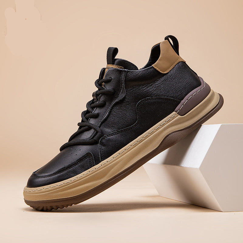 Men’s Premium High-Top Leather Sneakers