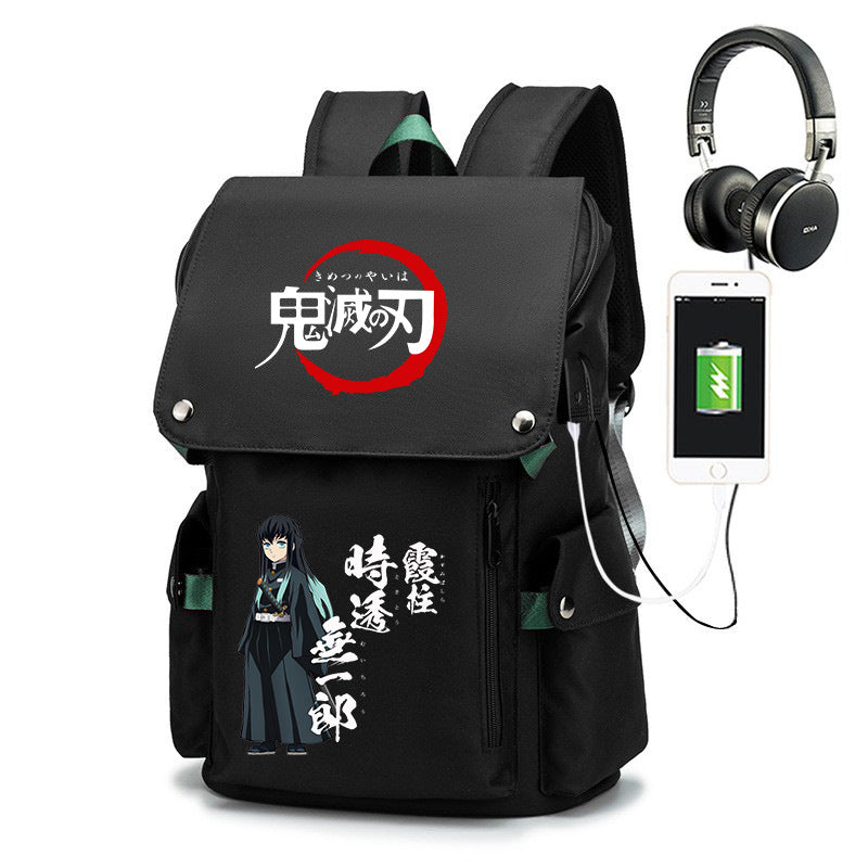 Anime-Themed School Backpack