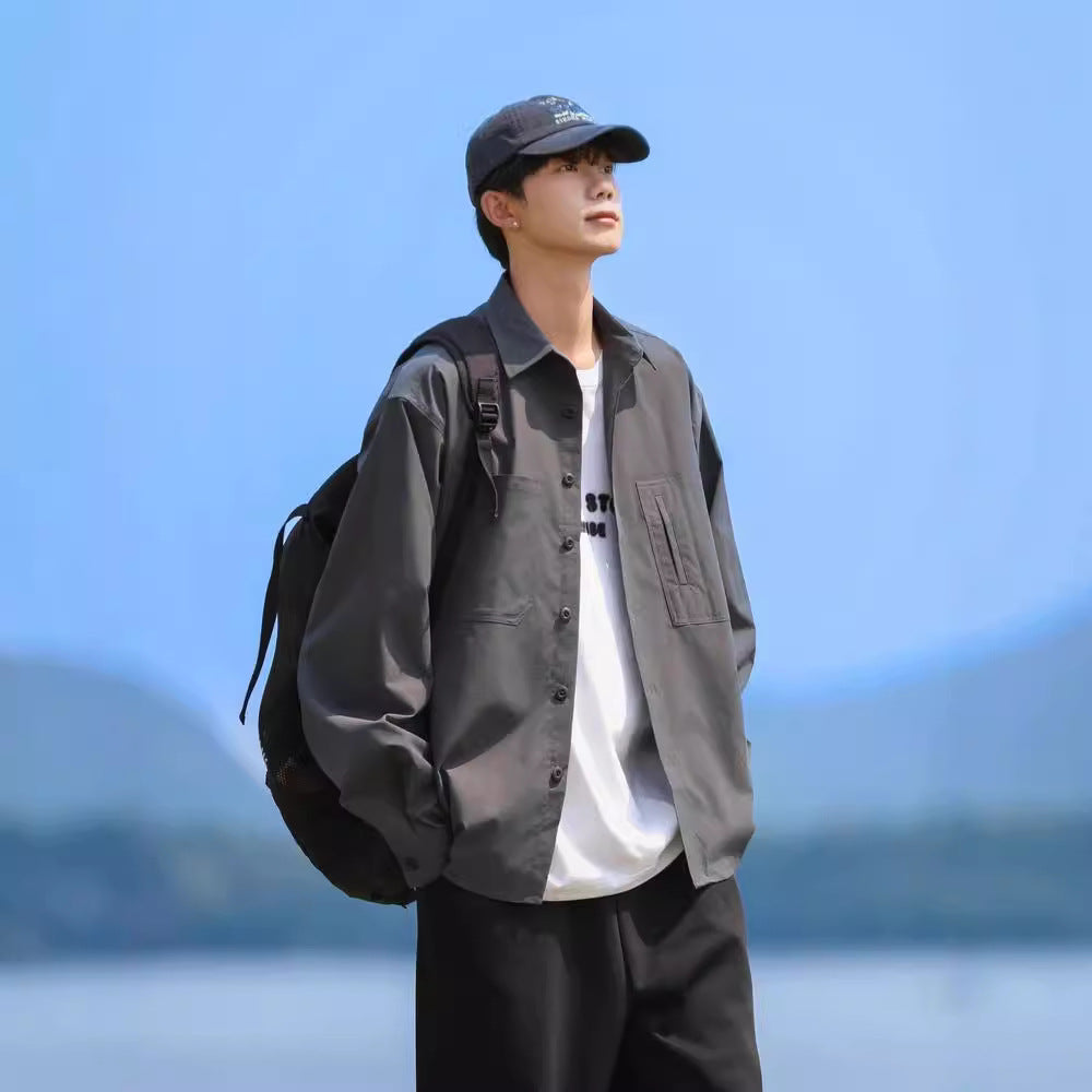 Men's Oversized Shirt Jacket