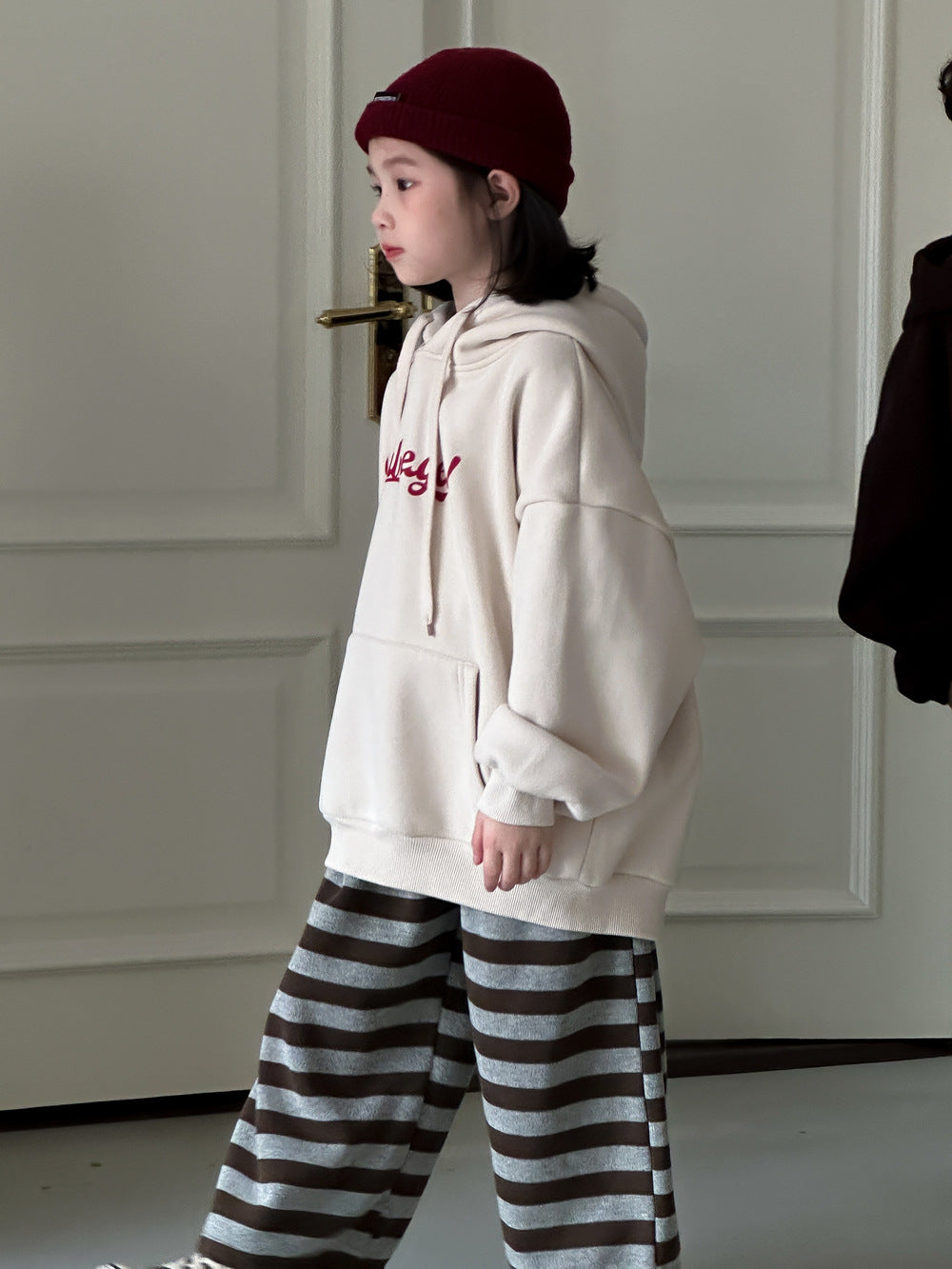 Kids' Letter Fleece Hoodie