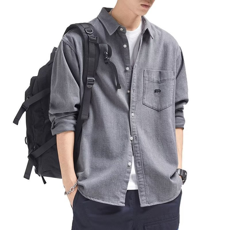 Long-Sleeve Shirt Jacket