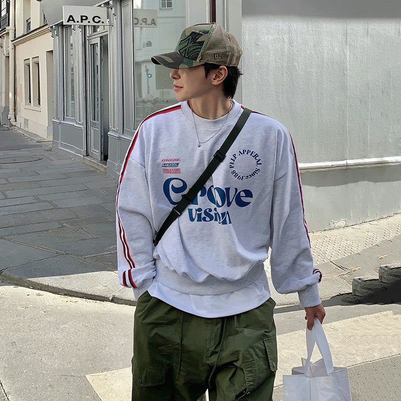 Men's Embroidered Pullover Hoodie