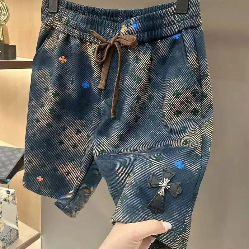 Abstract Pattern Casual Shorts