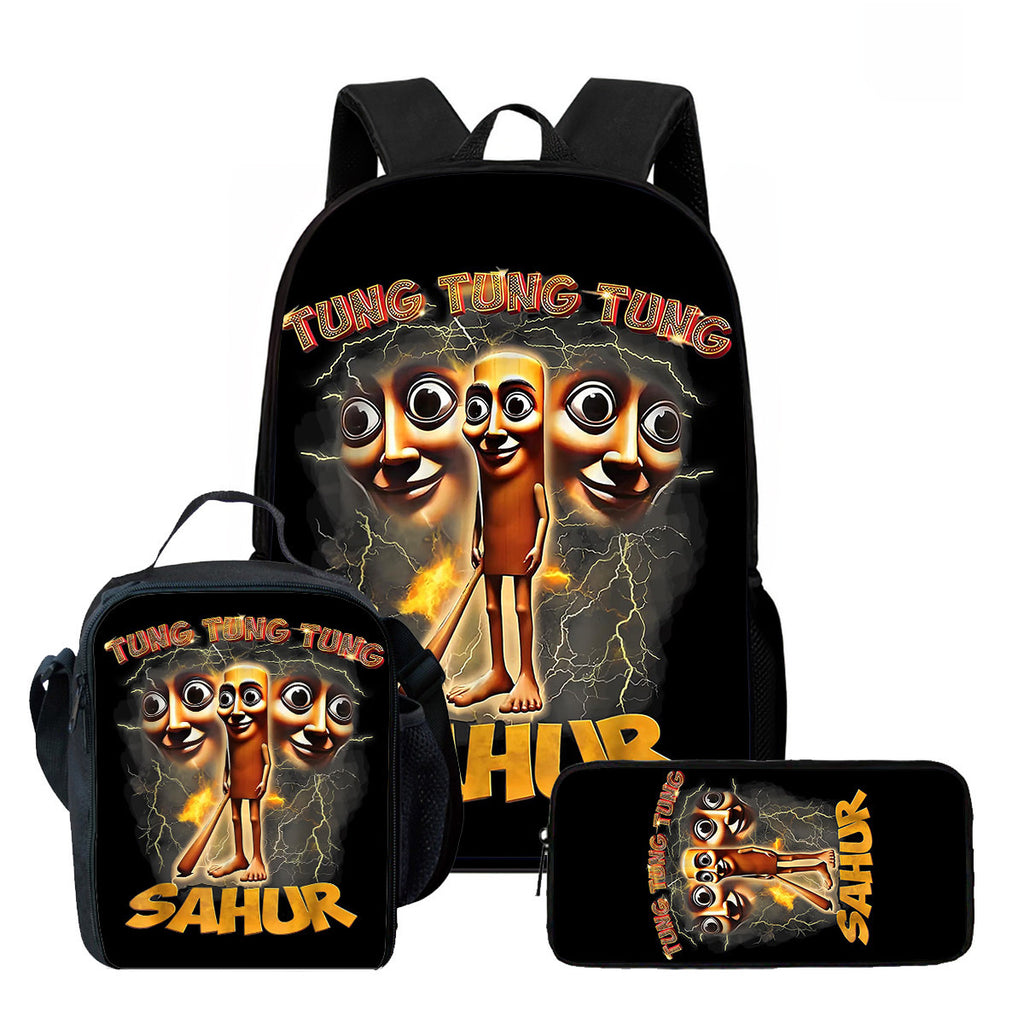 Viral brainrot Backpack Set