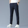 Trousers blue elasticated waist thick