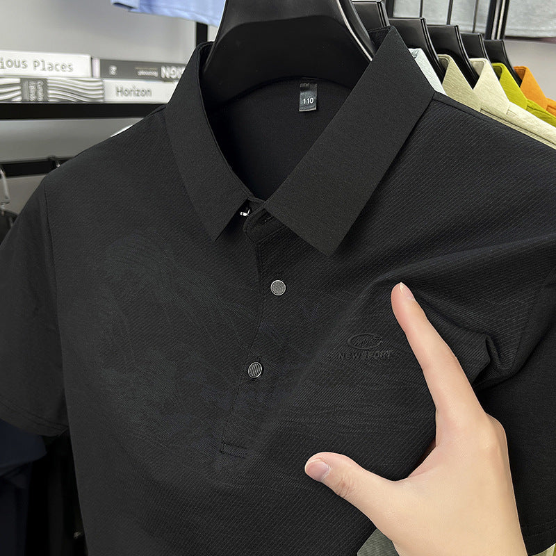 Men's Casual Short-Sleeve Polo Shirt