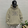 Oatmeal gray hooded sweatshirt regular -2208 [GL]