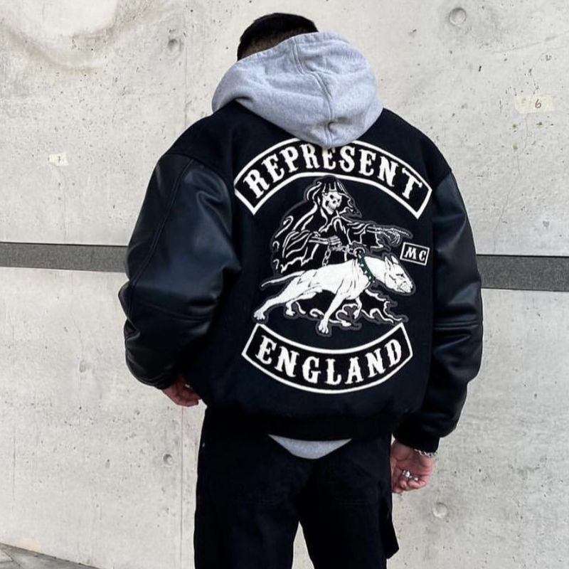 Varsity-Style Statement Jacket