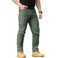 Amazon training pants with multiple pockets and zippers stretch cargo pants — XL / Carbon black
