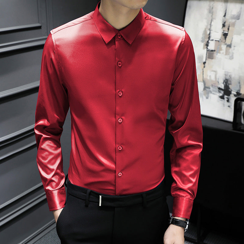 Wrinkle Free Silk Lustre Business Shirt