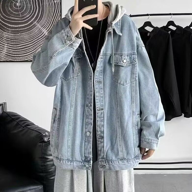 Oversize Denim Street Jacket