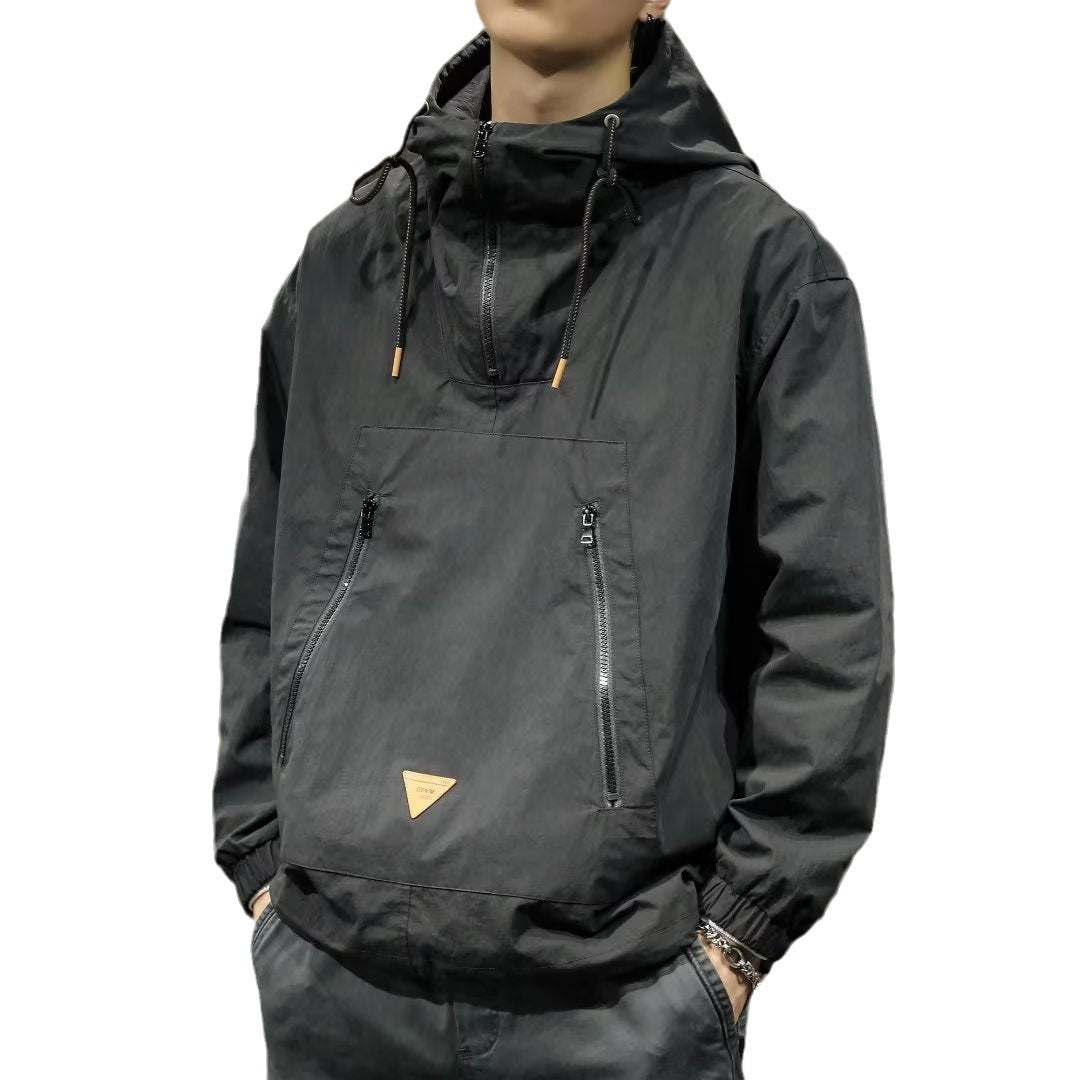 Half-zip Anorak Jacket