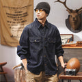 Vintage Americana Workwear Denim Overshirt