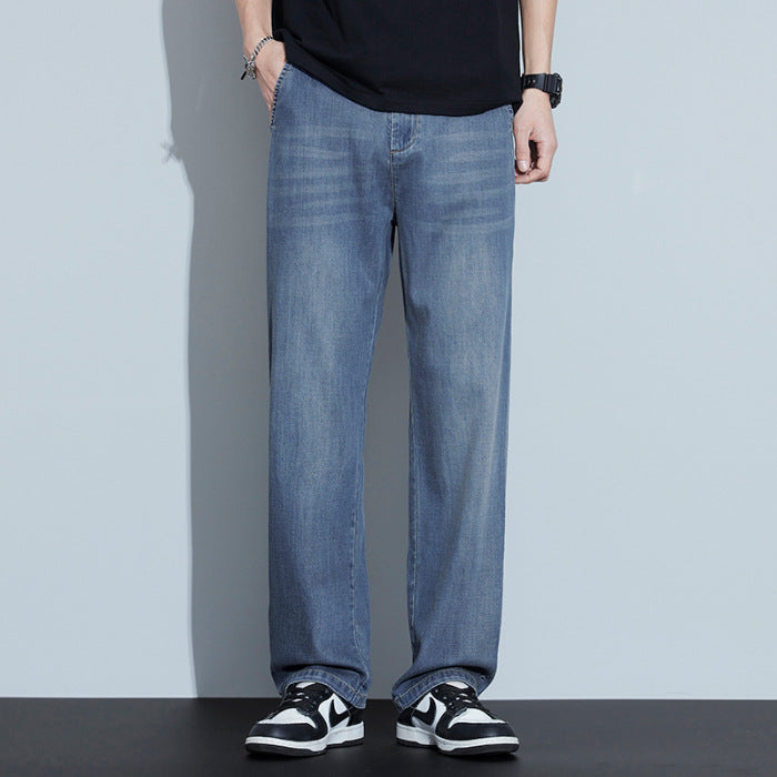 Relaxed Fit Denim Trousers