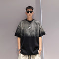 Oversized Gradient Drop-Shoulder Tee