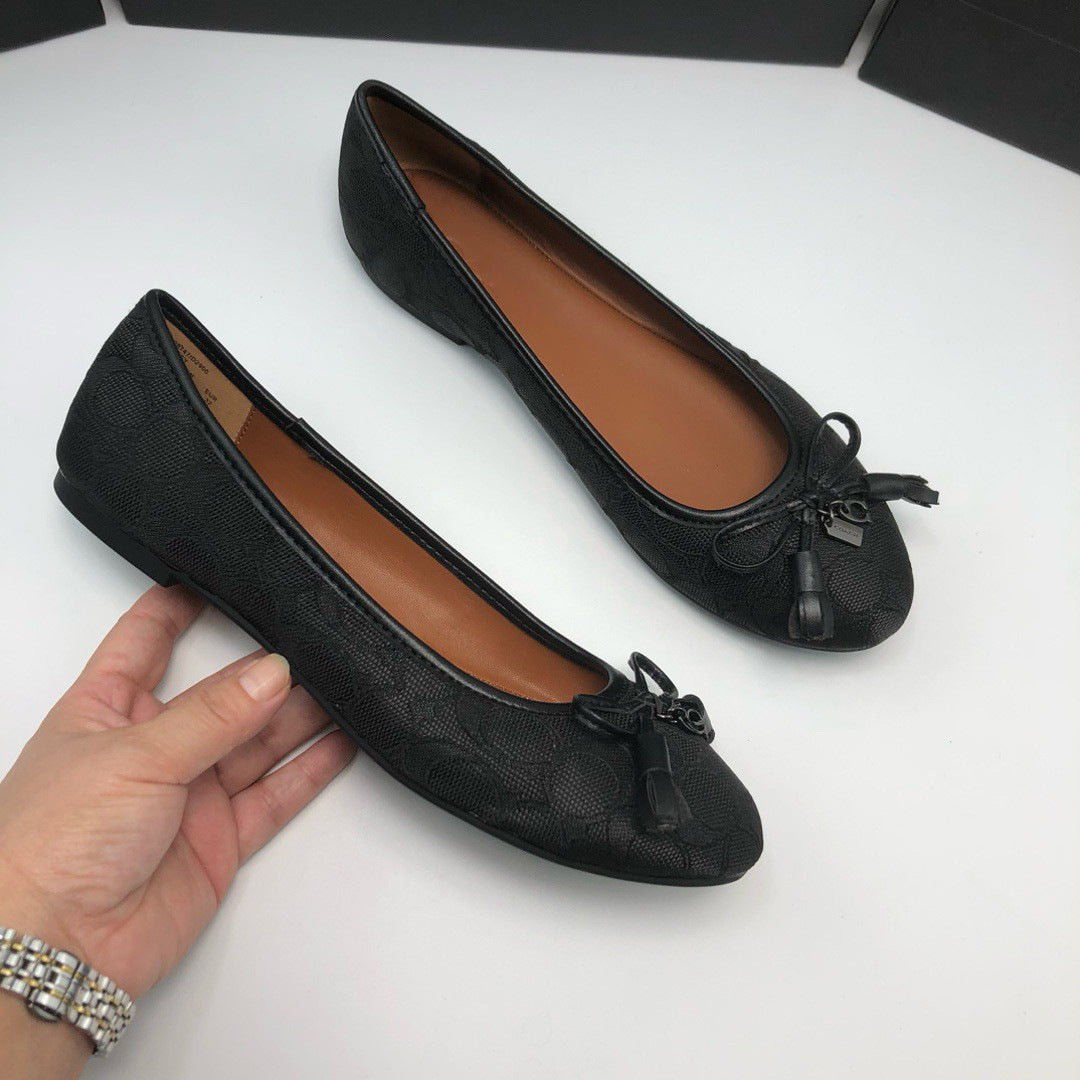 Tassel Bow Loafers