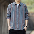 Men's Long-Sleeve Plaid Shirt
