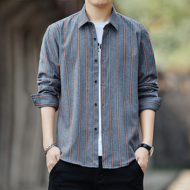 Men's Long-Sleeve Plaid Shirt