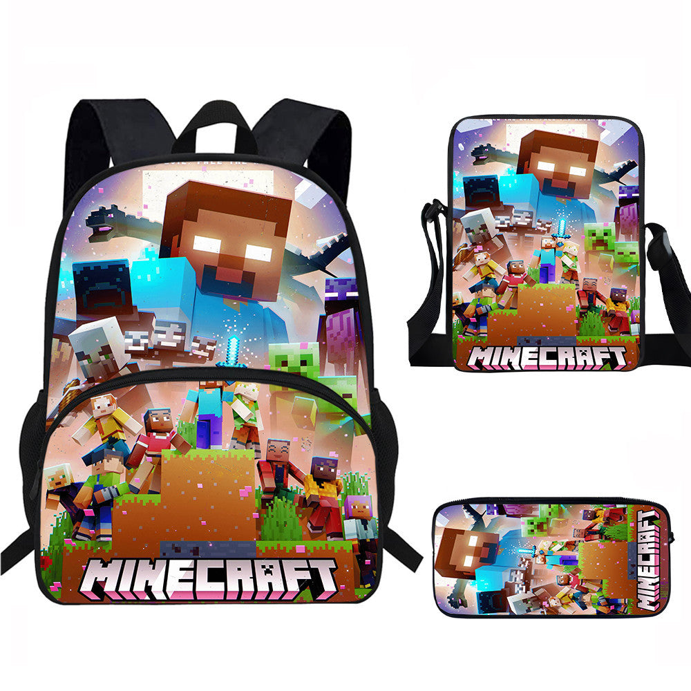 Minecraft Backpack Set