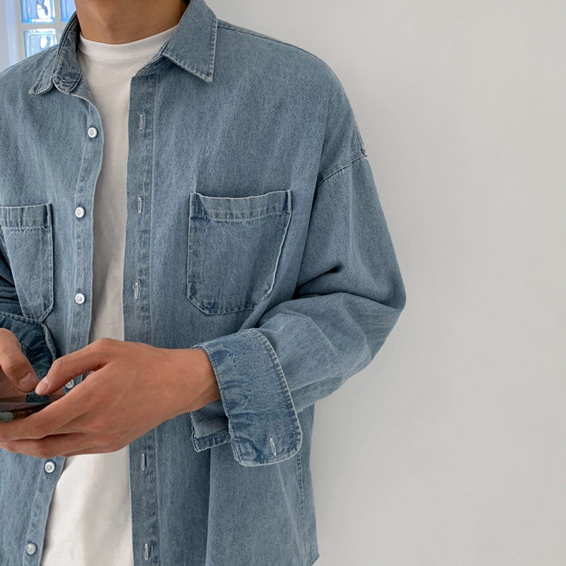lightweight Denim Overshirt