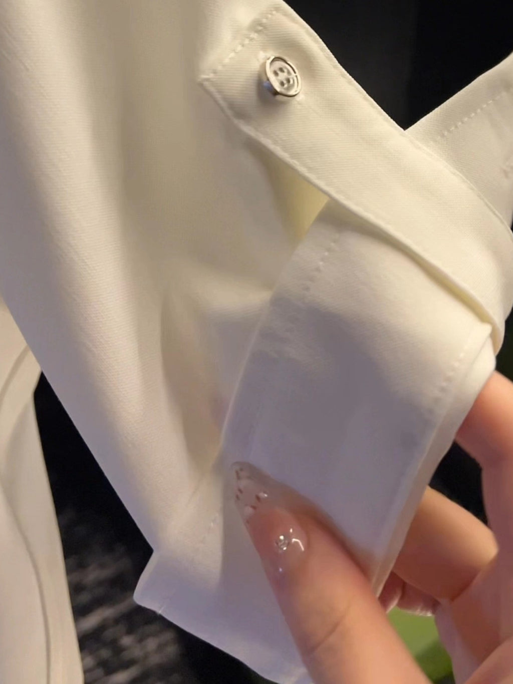 Linear Pleated Drape Shirt