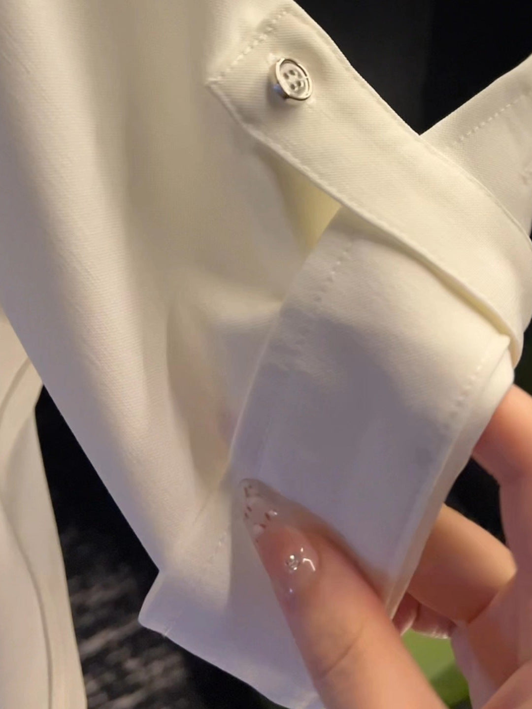 Linear Pleated Drape Shirt