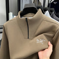 Half-Zip Pullover — L recommended 100-120 kg / Coffee color