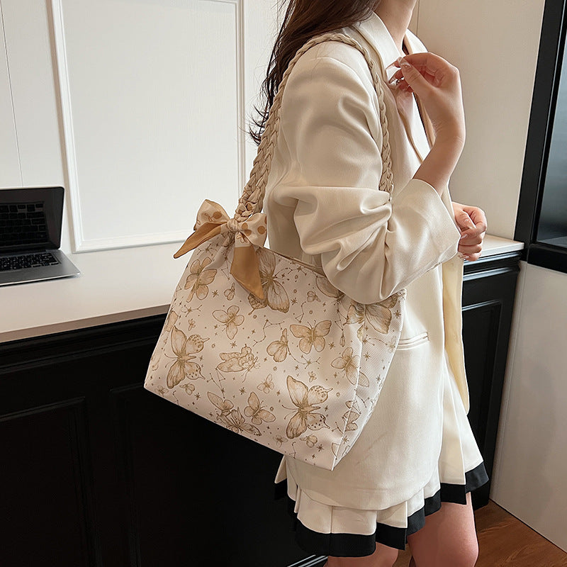 Butterfly Accent Everyday Tote Bag