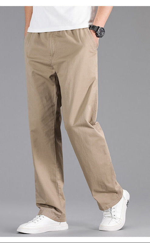 Loose Fit Straight Trousers