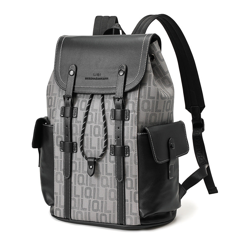 Monogram Canvas Flap Backpack