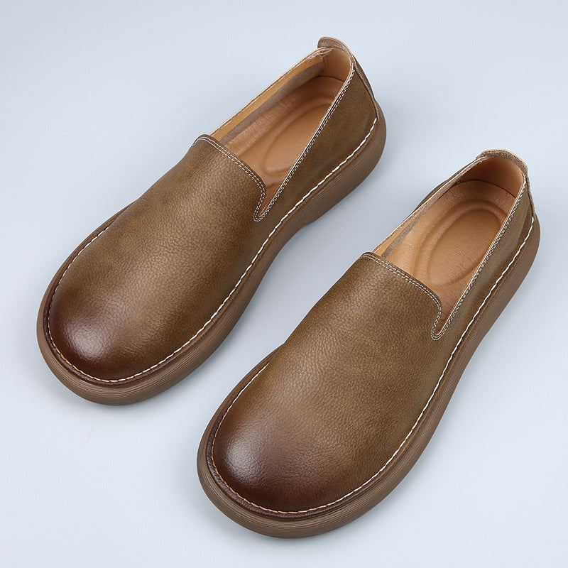 Men’s Classic Leather Slip-On Loafers
