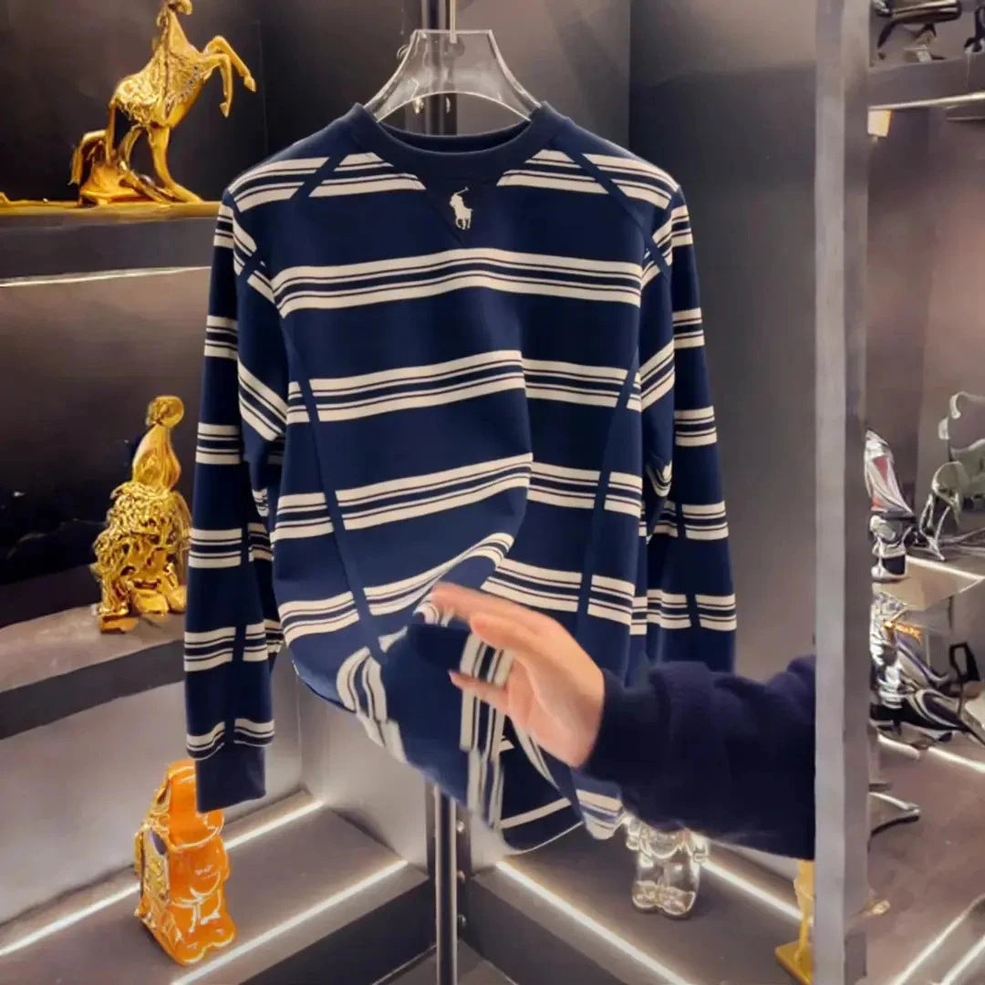 Premium Striped Sweatshirt
