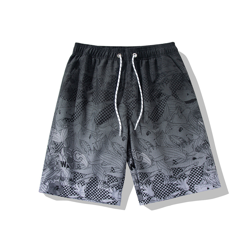 Gradient Print Performance Board Shorts