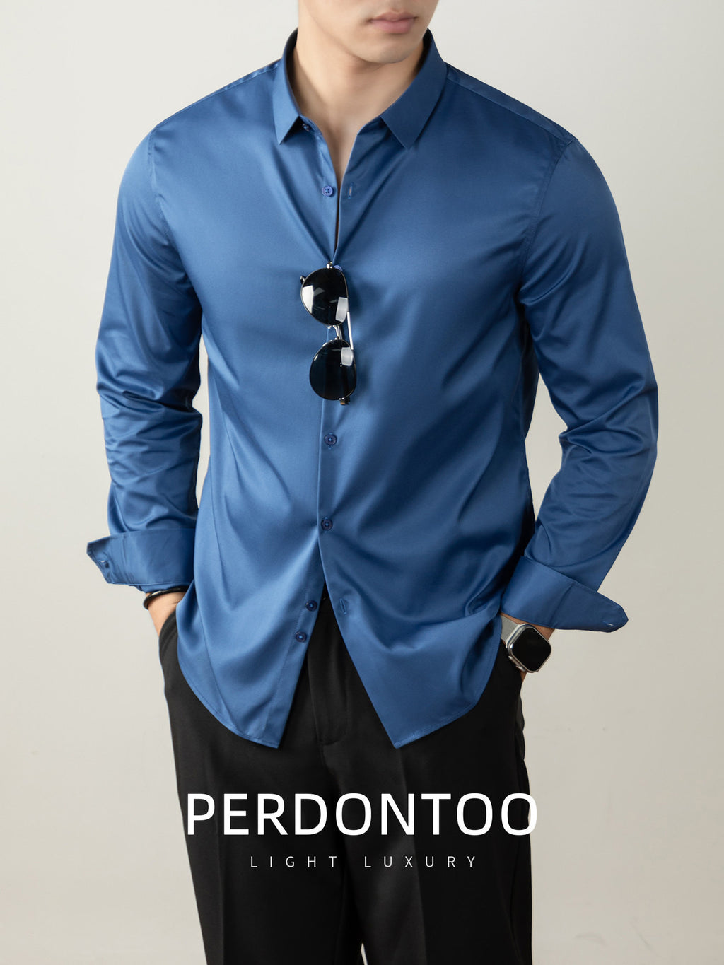 Luxury Non Iron Silk Finish Shirt