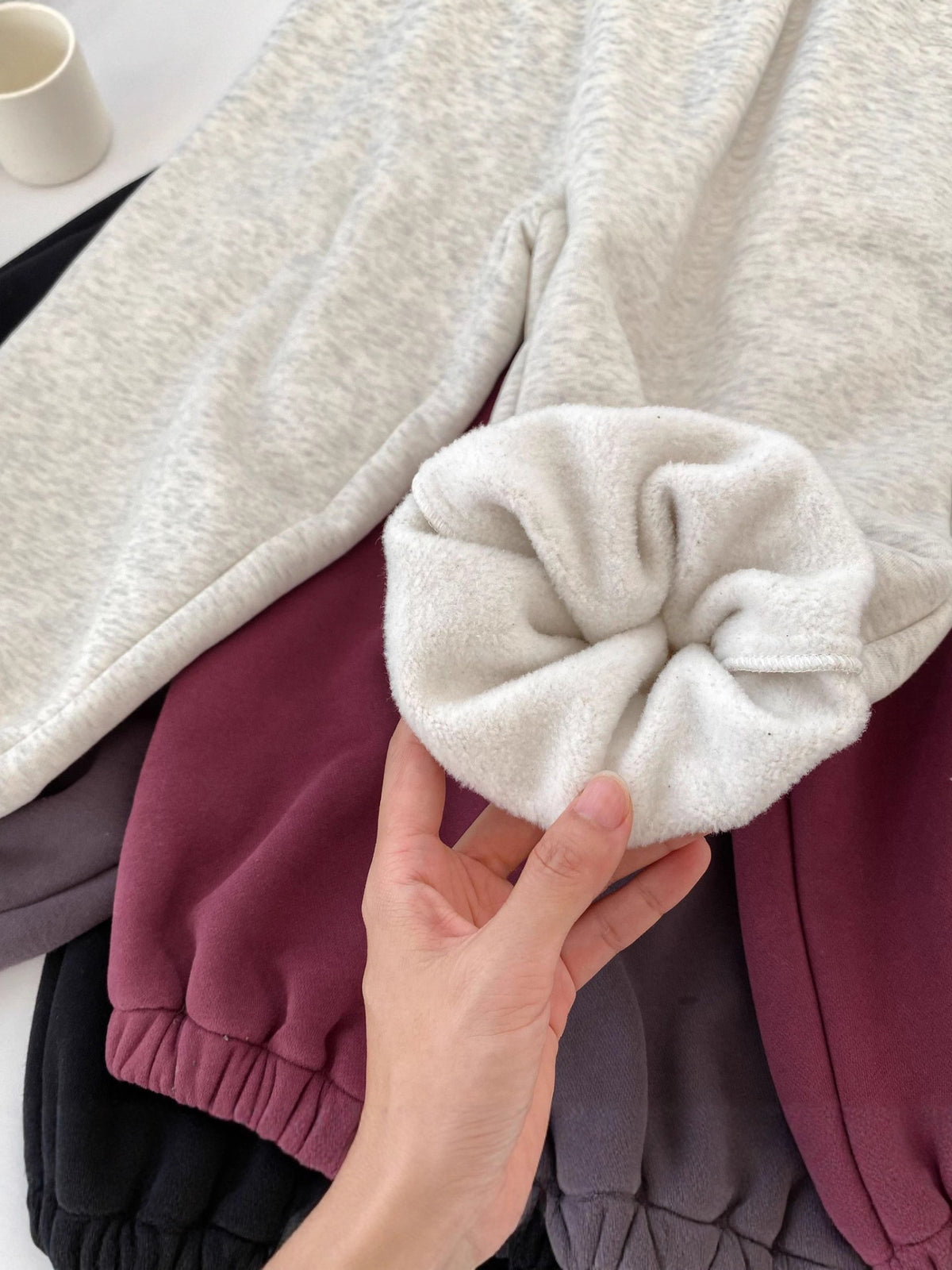 Kids' Fleece-Lined Warm Sweatpants