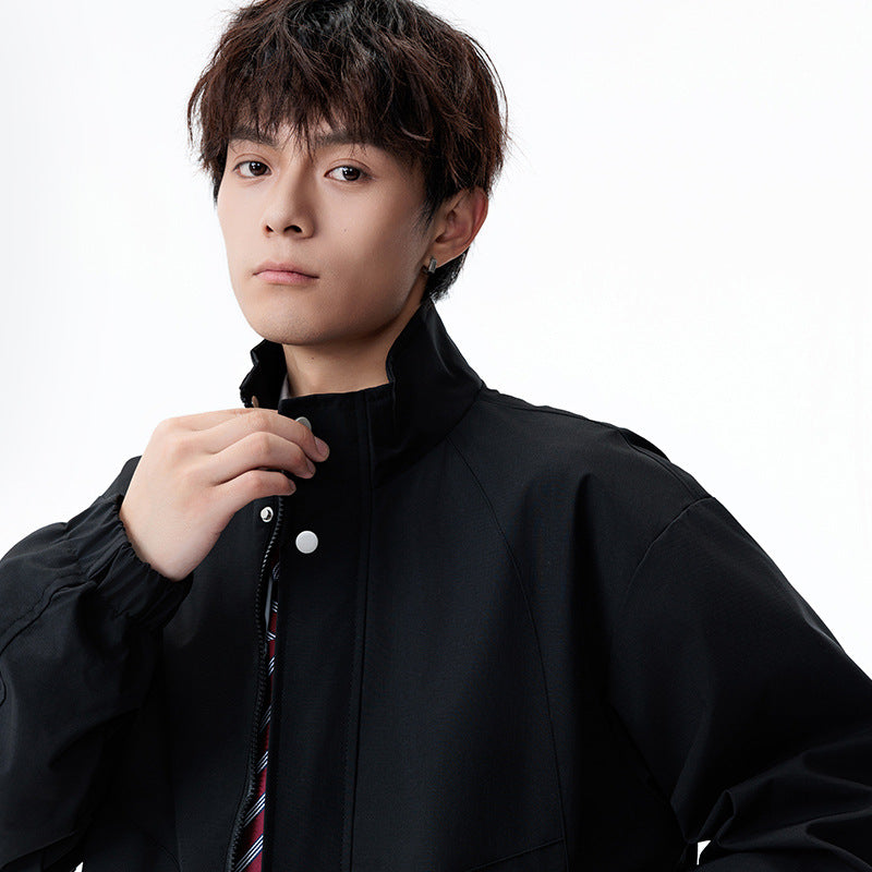 Casual Stand-Collar Jacket