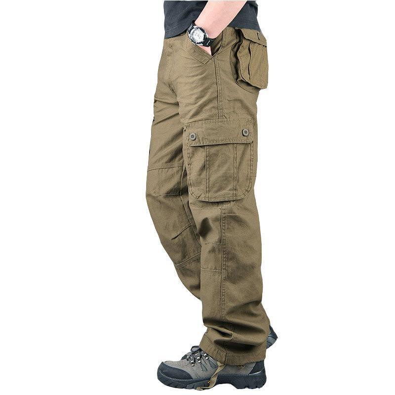 Men's Loose Fit Cargo Work Trousers
