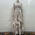 Ruffle Detail Fitted Dress