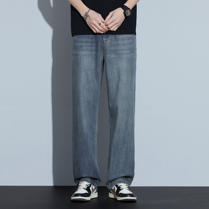 Relaxed Fit Denim Trousers