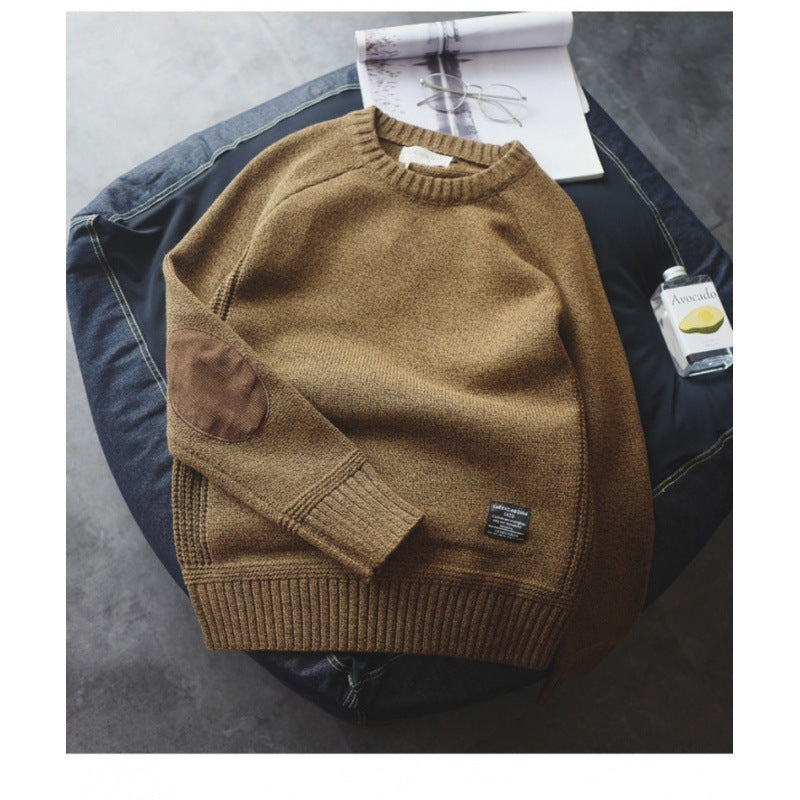 Patchwork Knit Sweater